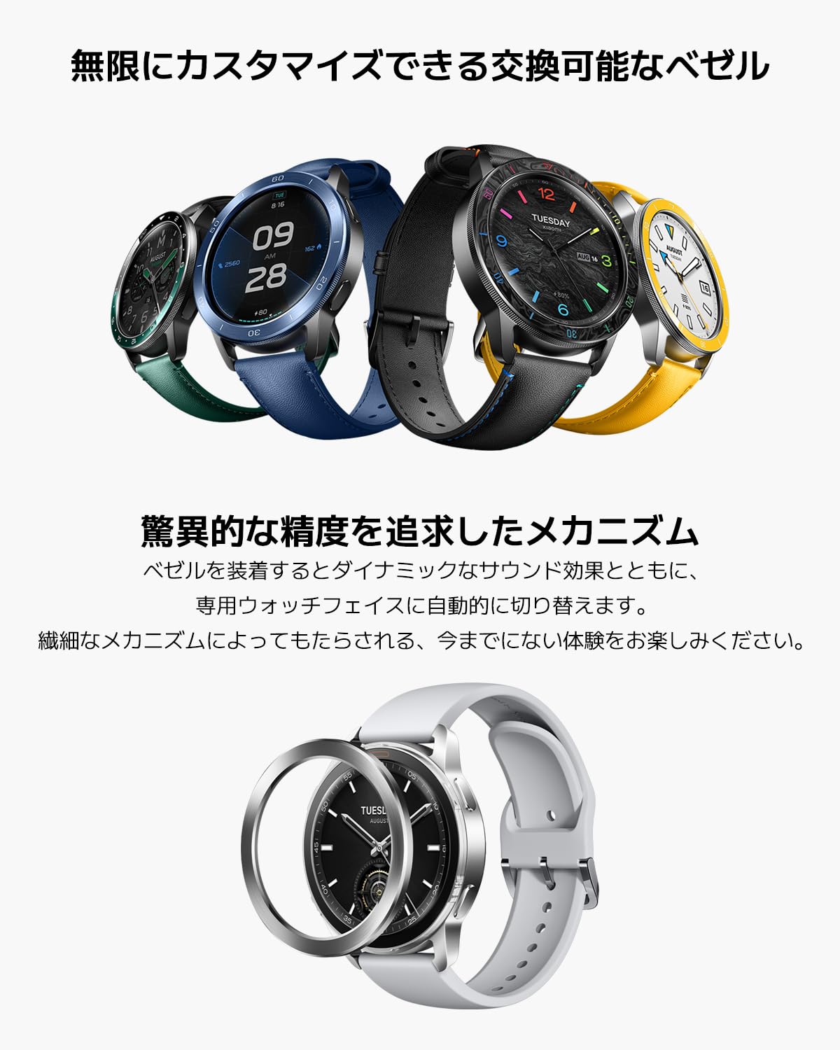 Amazon.co.jp: シャオミ(Xiaomi) スマートウォッチ Xiaomi Watch S3